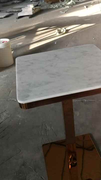 ラウンドビアンコカララ大理石ダイニングテーブル直径90cm| Alibaba.com