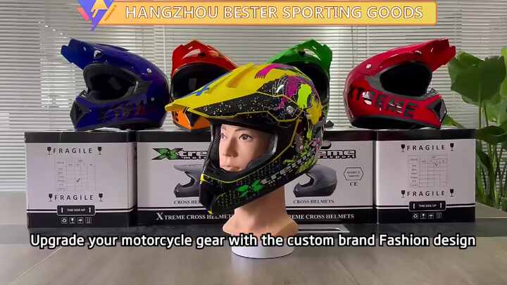 Cross Country Motorcycle Helmet ECE Approval Motocross