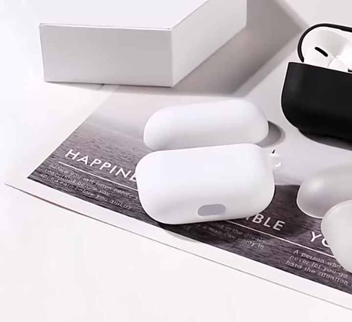 Wholesale Blank for Airpod Case for Airpods Pro2 Shockproof Protective  Cover Matte TPU Black White Transparent Airpods Case