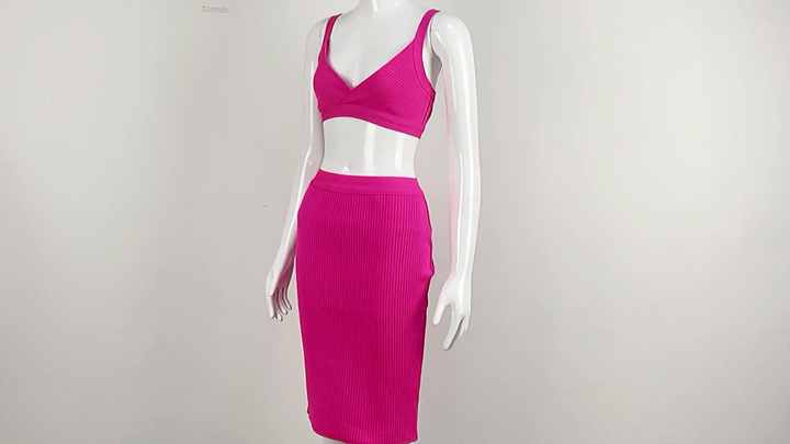 Shop Our Stretch Bandage Crop Top Sets for Party Wear