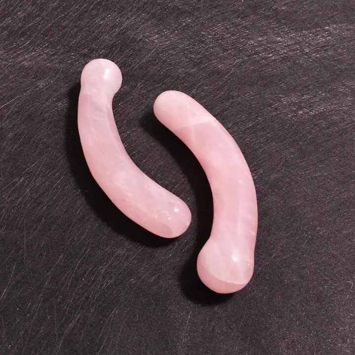rose quartz vibrator Crystal Rose Quartz Vibrator Massage Wand for Women