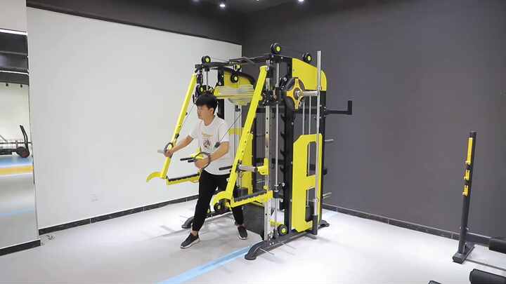 TS114 Best Selling Roger Power Squat Rack Multifunctional Gym Smith Machine  Gym Equipment with CE
