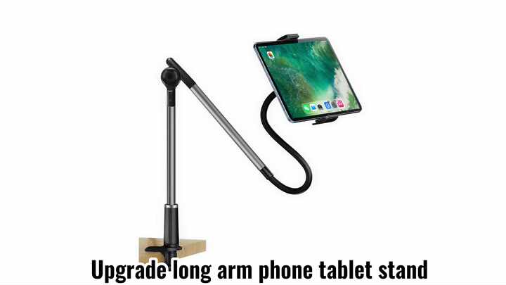 2025 New Trending Flexi Retractable Phone Holder 360° Rotating Lazy  Cellphone Mount for Dropshipping, Bed Desktop Use