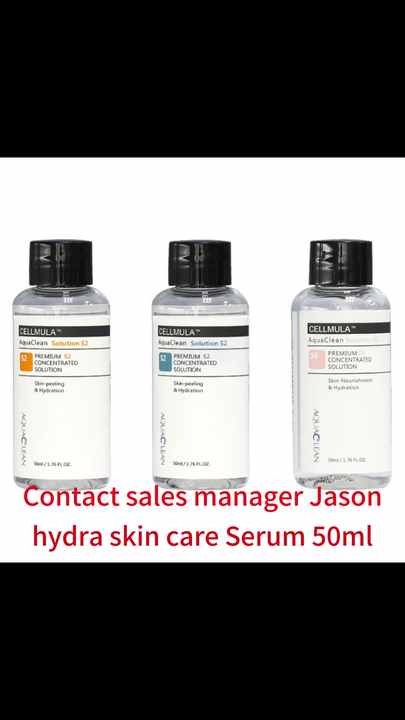 50ml Hydra Deep Hydration Solution S1 S2 S3 Hydro Aqua Peeling