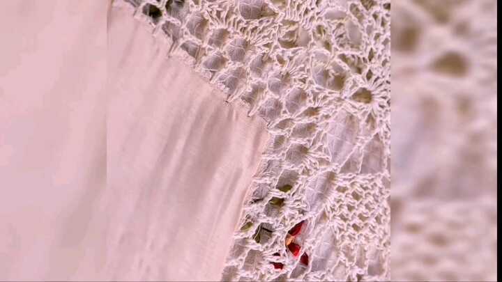 2 Tovagliette Americane In Pizzo Ricamato 45x31 Cm - Centrini Retrò Fiori Francesi Bianchi