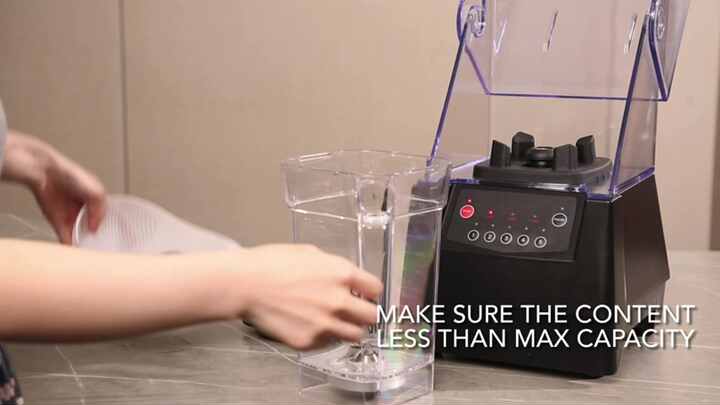 High Speed 2200W Restaurant Commercial Ice Crush Smoothie Vacuum ...