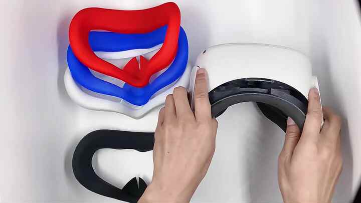 Durable Soft Silicone Anti-Sweat Face Pad for Oculus Quest