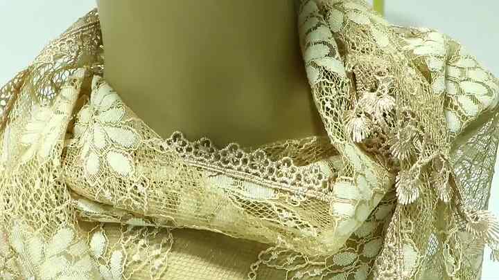 Katholieke dames kanten sjaal sluier hoofddoek gestolen zwart wit voor kerkbruiloft | NL