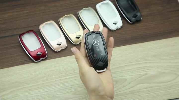 Mercedes-benz GLS Key Case - Durable Carbon Fiber Protection