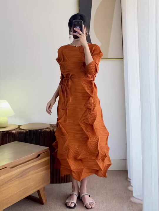 are pleated dresses in style 2023 Miyake Pleated Dress