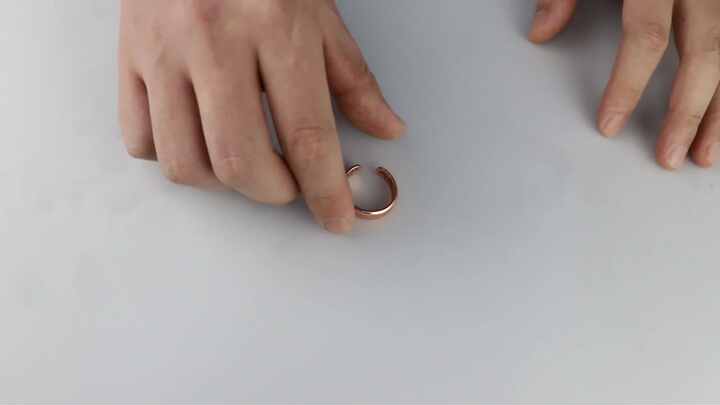 YINOX CPR-0955 - Anello magnetico in rame per uomo e donna, regolabile, sano, in rame