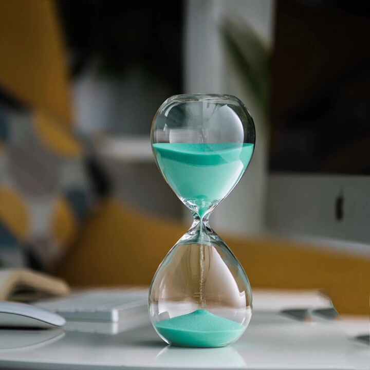 Clessidra Timer 2 Minuti Con Faccina Sorridente, Set Da 2 - Blu E Verde Per Lavare I Denti - 4
