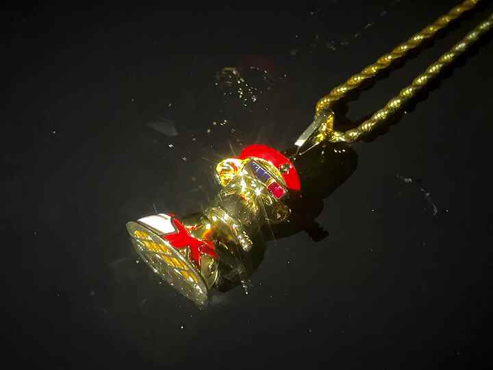 Gold Plated Y2K Metaverse NFT Enamel Crypto Punks Monkey Pendant