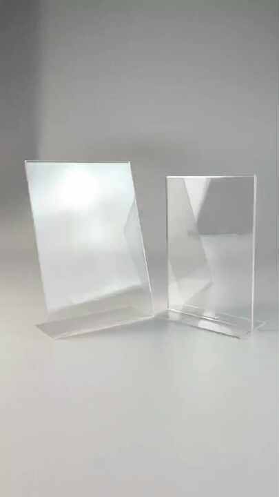 IMIKEYA 50-Pack Clear Card Stands - Perfect For Weddings, Games & Display