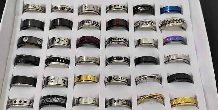 Stainless Steel Spinner Rings Stress Relief for Anxiety