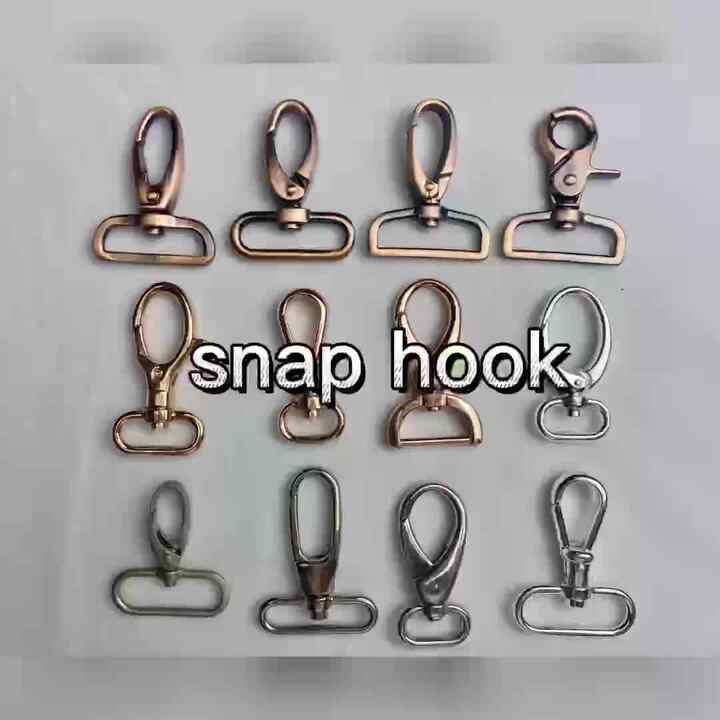 Hot Selling Crochet Bag Accessories Zinc Alloy Swivel Key Chain