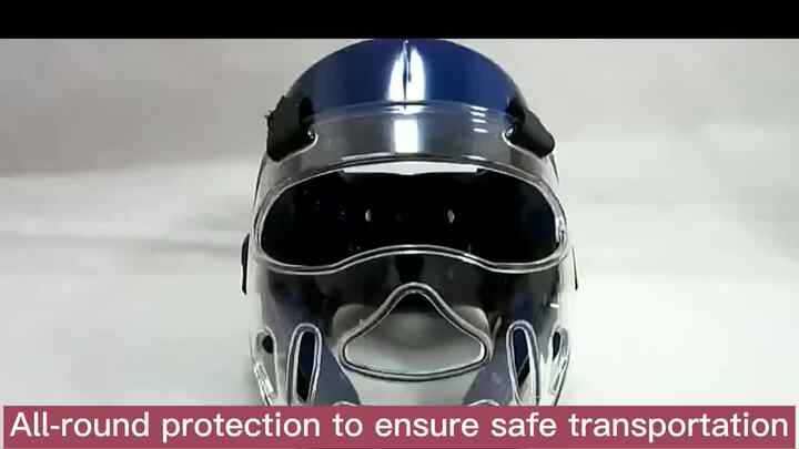 Garneck Casco Protettivo Per Bambini E Adulti – Taekwondo, Kickboxing, MMA – Taglia S, Blu, Antiurto Con Protezione Orecchie Ventilata