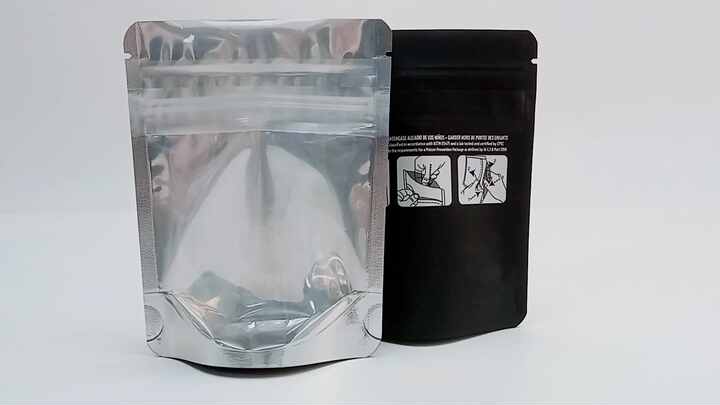 4x5 Mylar Bags Child Resistant, Smell Proof, and Recyclable