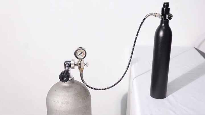 Kit De Remplissage PCP Pour Paintball - Adaptateur Station Charge Air 5000psi Avec Flexible 10 Pouces