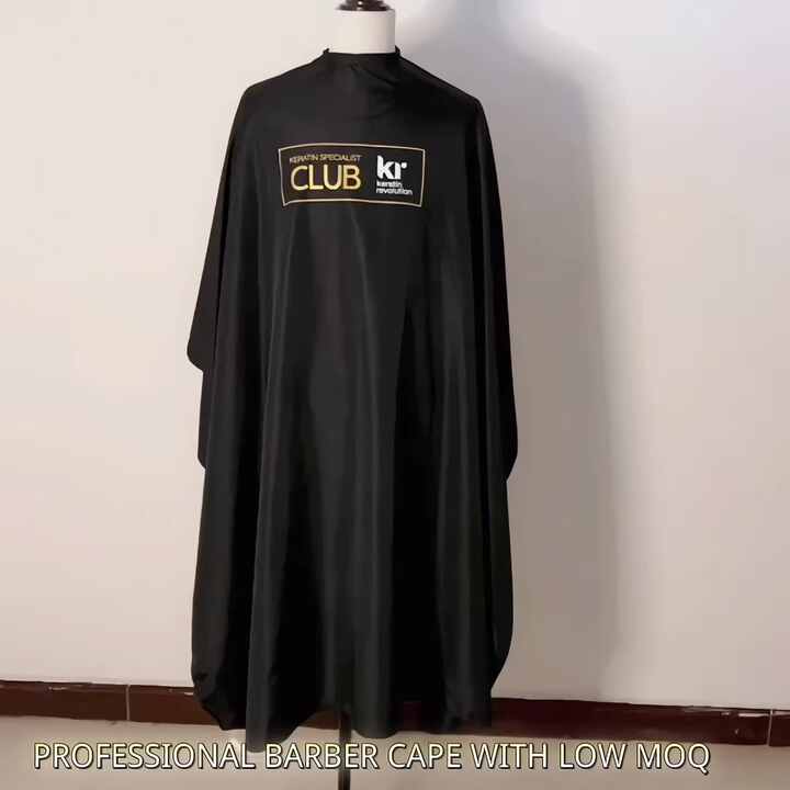 Wholesale Waterproof Custom logo Salon Hair Cutting Gown Barber