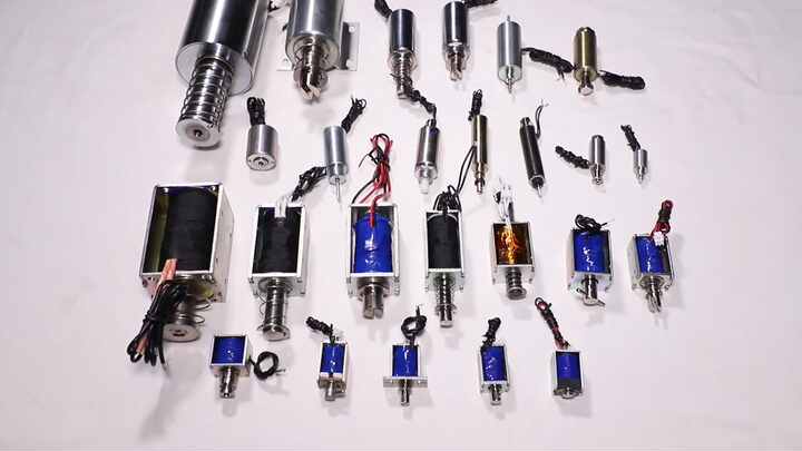 IIVVERR JF-0826B DC 24V 2A 20N Puxe Push Tipo Solenóide de Estrutura