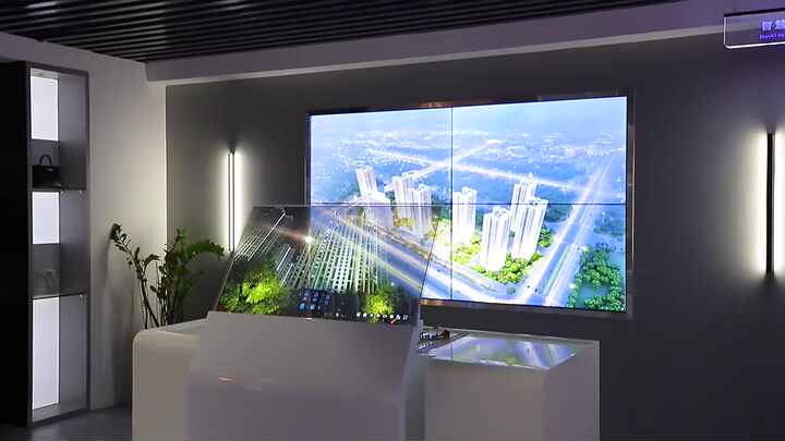 Location écran transparent tactile T4  OLED 55'' - Openframe main image 1