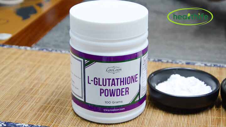 Healthife Supplement Reduced L-Glutathione Pure 99% L-Glutathione Powder