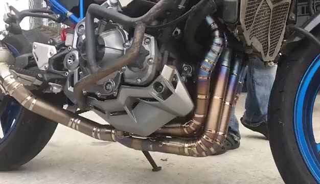 Titanium Alloy Exhaust System for YAMAHA MT-09 FZ-09 XSR900 (2014