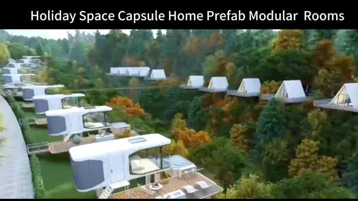 Modern Luxury Outdoor Spacious Sleeping Pod - Tiny House Capsule Hotel