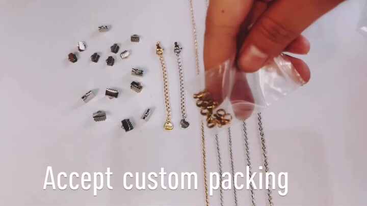 Stainless Steel Ribbon Ends Clamps Versatile Jewelry Findings