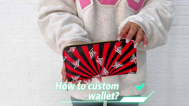 Designer Large Capacity Long Wallet Women Zipper Keychain Wallet