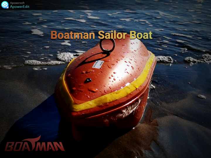 Boatman 500 meters orange rc fishing