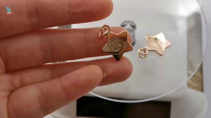 Zinc Alloy Stamped Branded Logo Custom Small Metal Pendant