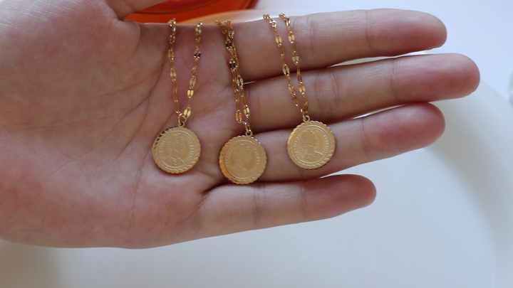 アクセサリー Queen Elizabeth Gold Charm Pendant Top Queen Elizabeth Pendant Necklace,Gold Plated Coin Necklace