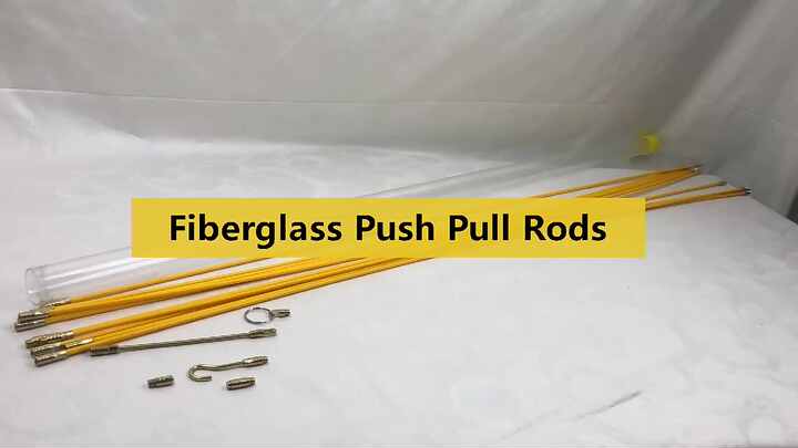 11FT Fiberglass Running Electrical Wire Cable Rods Wire Pulling - Main Image