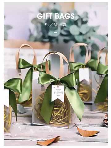 Clear Gift Tote Bag Packaging Perfect for Special Occasions