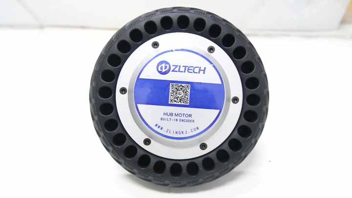 ZLTECH 8インチ 24V 36V 48V 350W 150kg積載量 ホイール ブラシレスDC