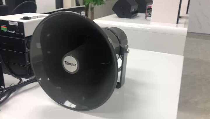 Thinuna HS-50B 50W Aluminum Outdoor Horn Speaker - Clear Sound