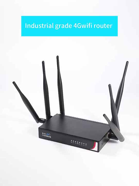 External Antenna LAN Port 4G Router with SIM Card Slot