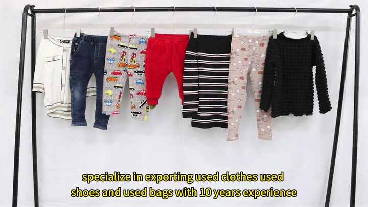 Wholesale Children Mixed Luxury Branded Second Hand Clothing Used