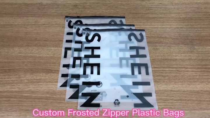 Wholesale Ziplock Ldpe Frosted Zip Seal Plastic Clothing Bags - Main Image