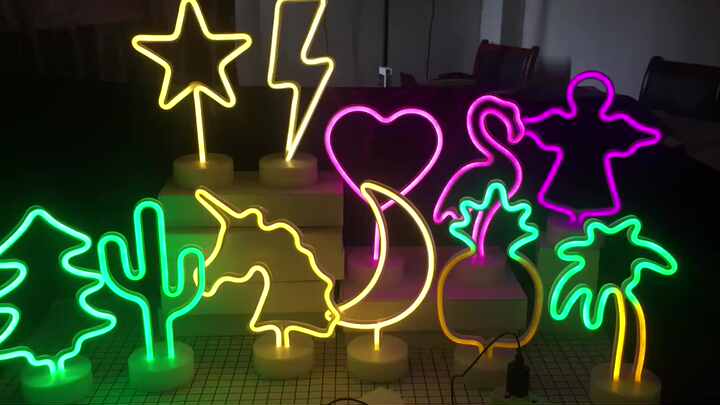 Alien Insegne al Neon Alieno Luce LED Alieno Gatto Luce al