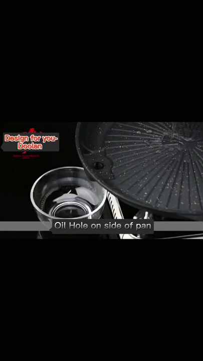 Online Aluminum Korean BBQ Grill Pan Non Stick Black Stone