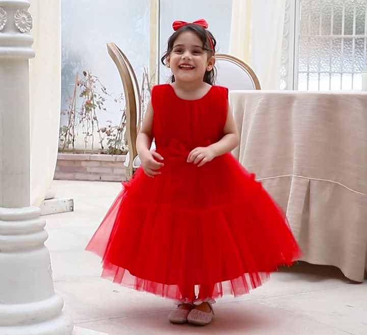 MQATZ Casual Style Years Baby Girl Dress Kids Party Wedding