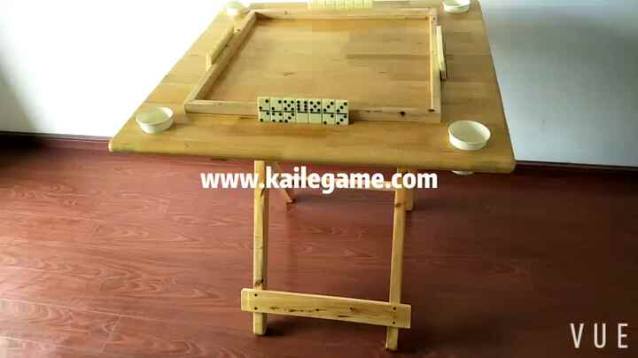 Domino-Halter Holz 4er Set – Mahjong Ständer Für Familienspiele, Party Und Outdoor Spaß