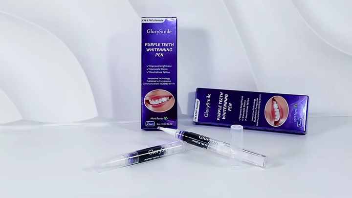 Glorysileパープル正しい歯ホワイトニングジェルキット歯