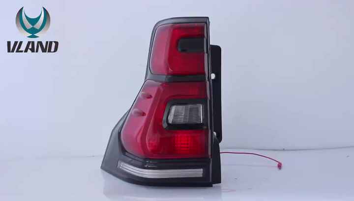 VLAND LED Taillights for Toyota Land Cruiser Prado 2011-2018, Plug