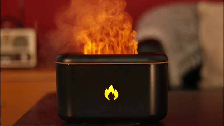Customized Fire Flame Humidifier - Aromas Diffuser Air Essential Oil