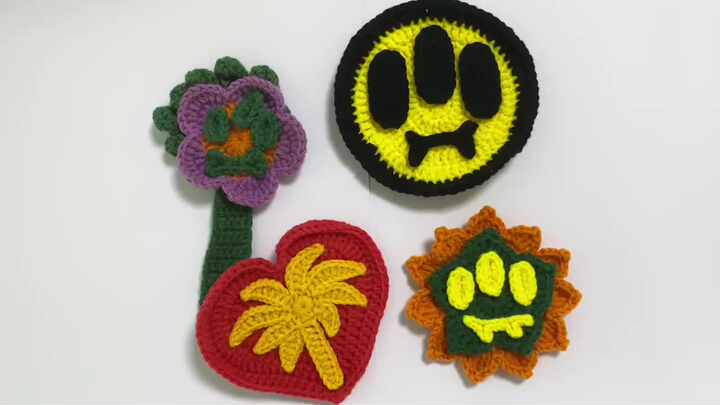 60 toppe decorative con fiori, toppe compatte per cappelli