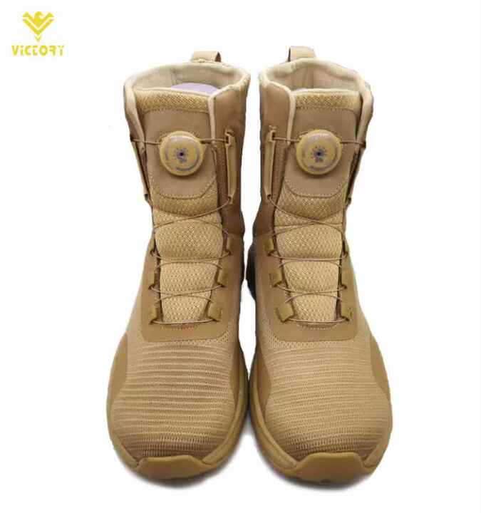 Beige Tactical Boots for Men Durable Fashionable